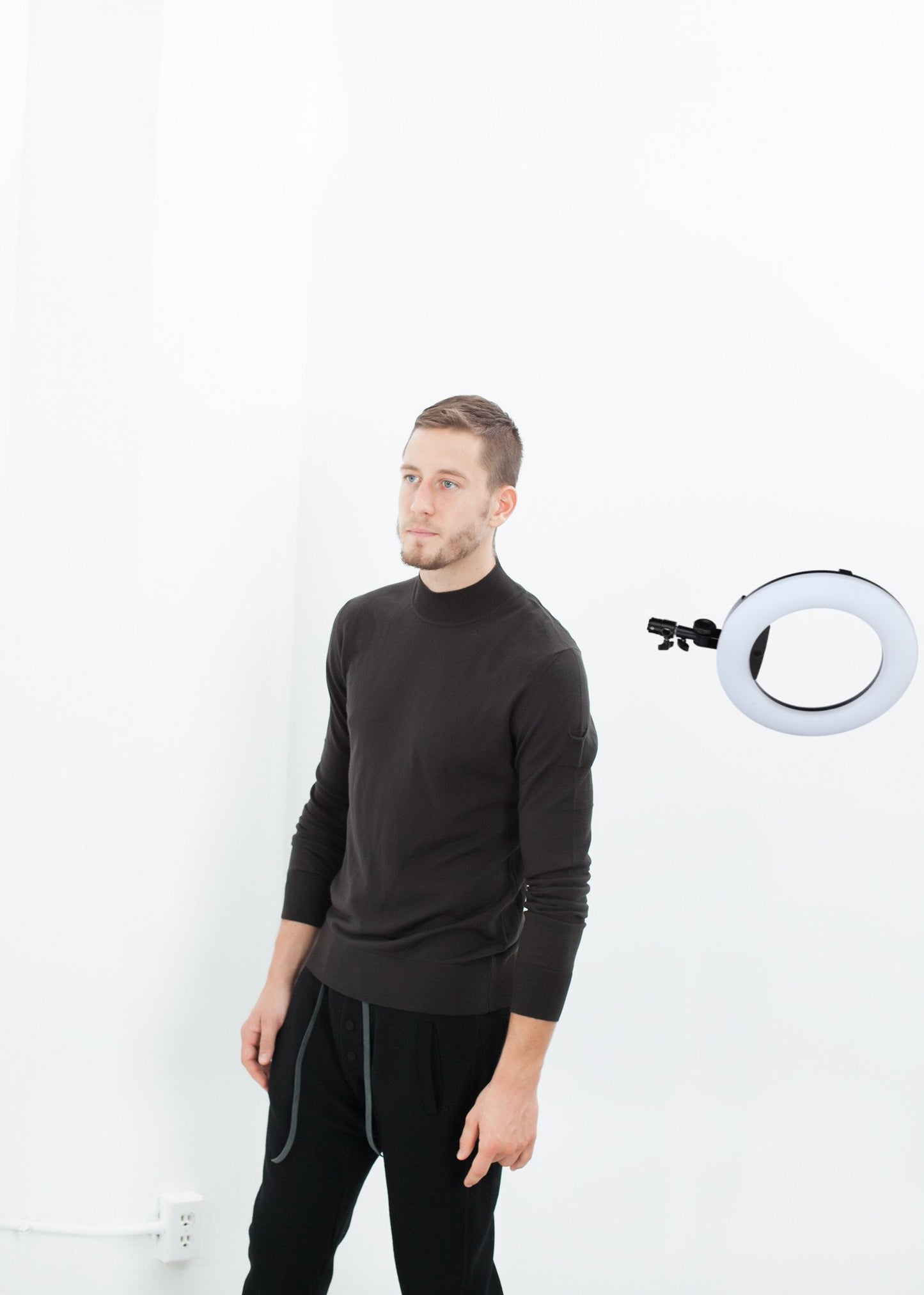 Merino Knit Turtleneck in Cavern