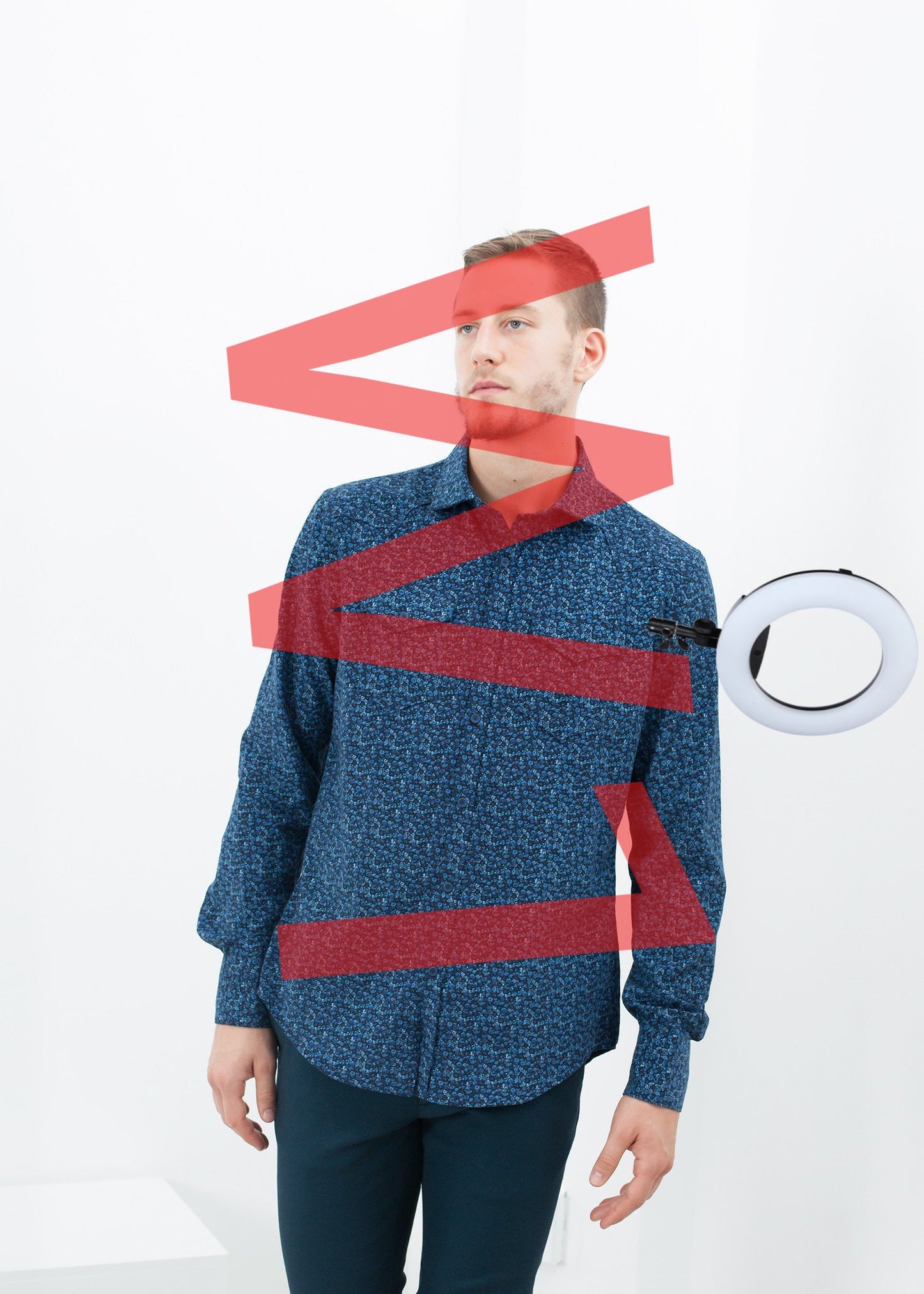 Western Arkansas Button-Up in Blue Floral