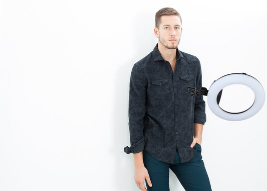 Western Arkansas Button-Up in Dark Hash Floral