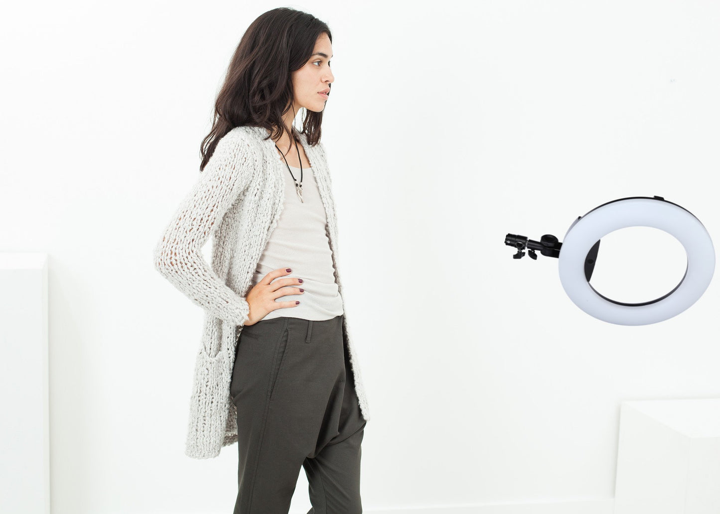 Bulk Stitch Cardigan in Cloud