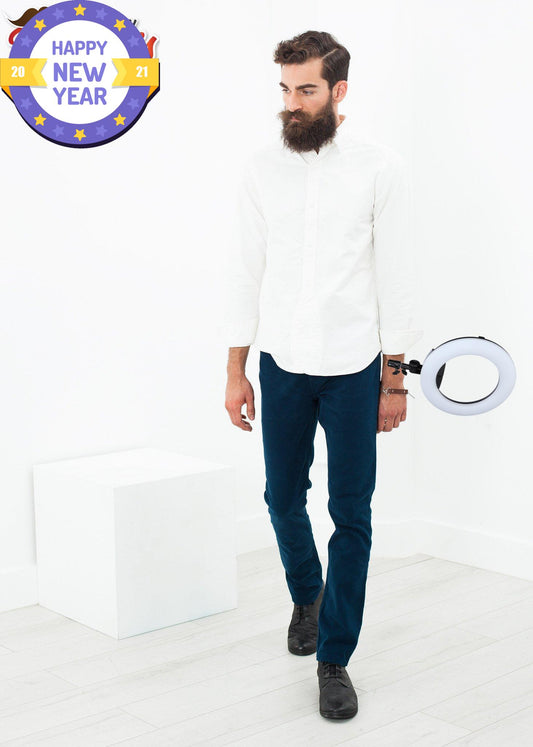 Alex Twill Pant in Mariner