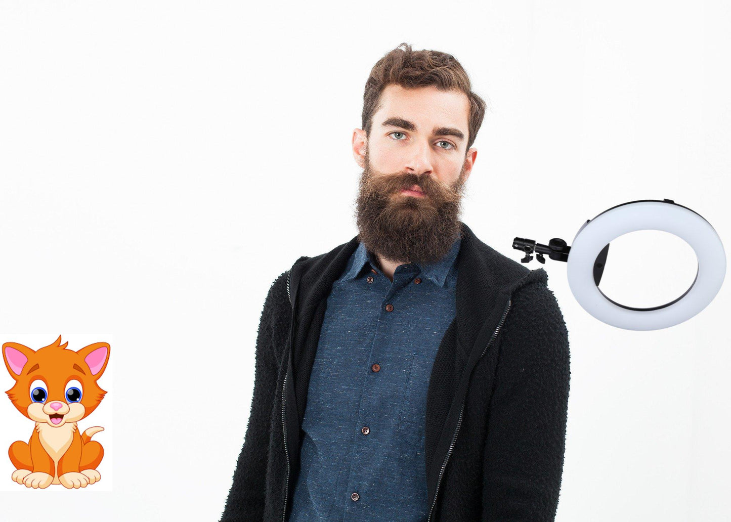 Pill Zip Sweater in Black