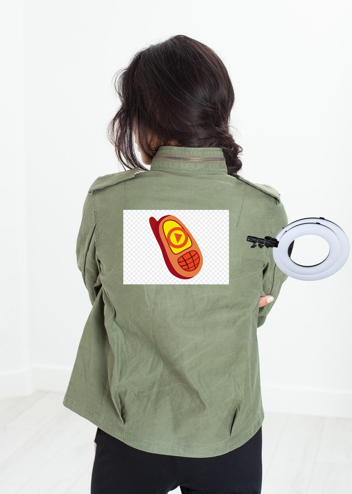 Big Army Jacket in Olive