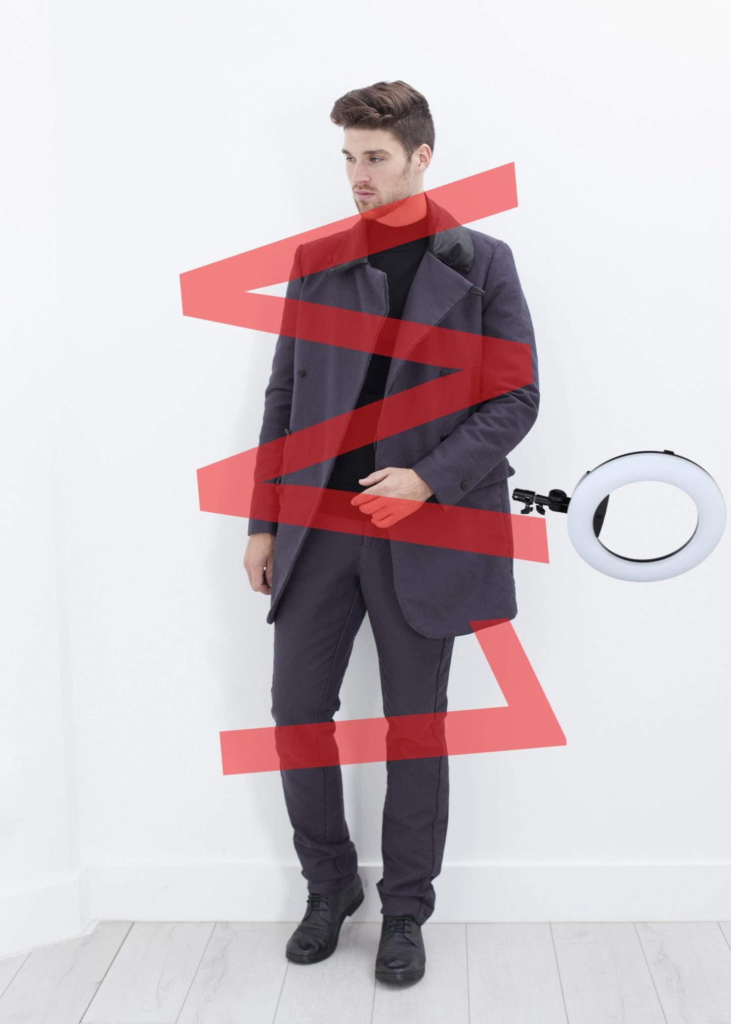 Taban Coat in Phantom