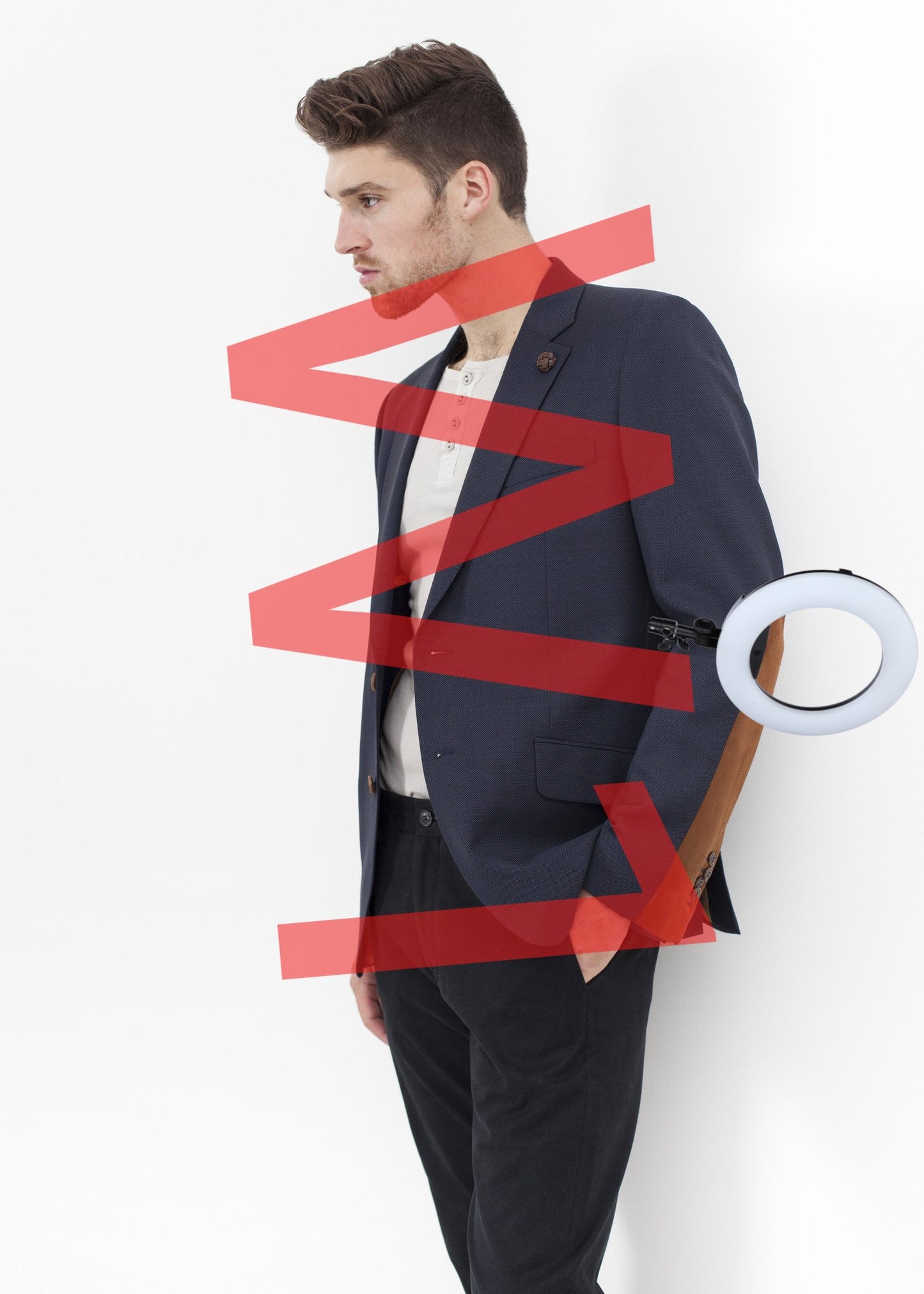 Swift Low Blazer in Navy