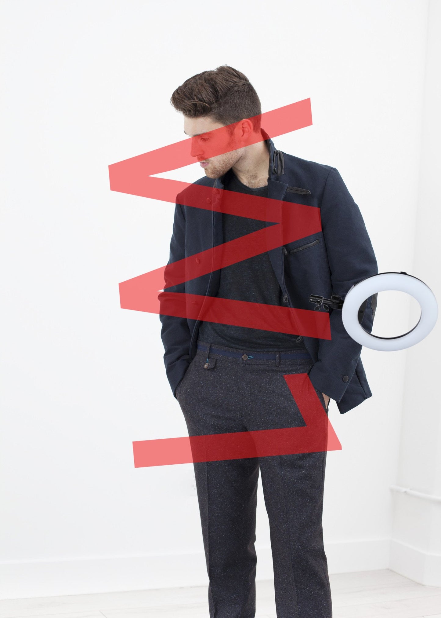 Taurin Jacket in Navy