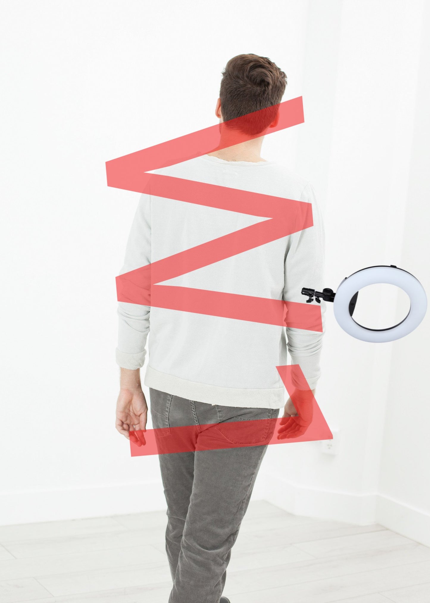 Vintage Sweatshirt in Light Grey