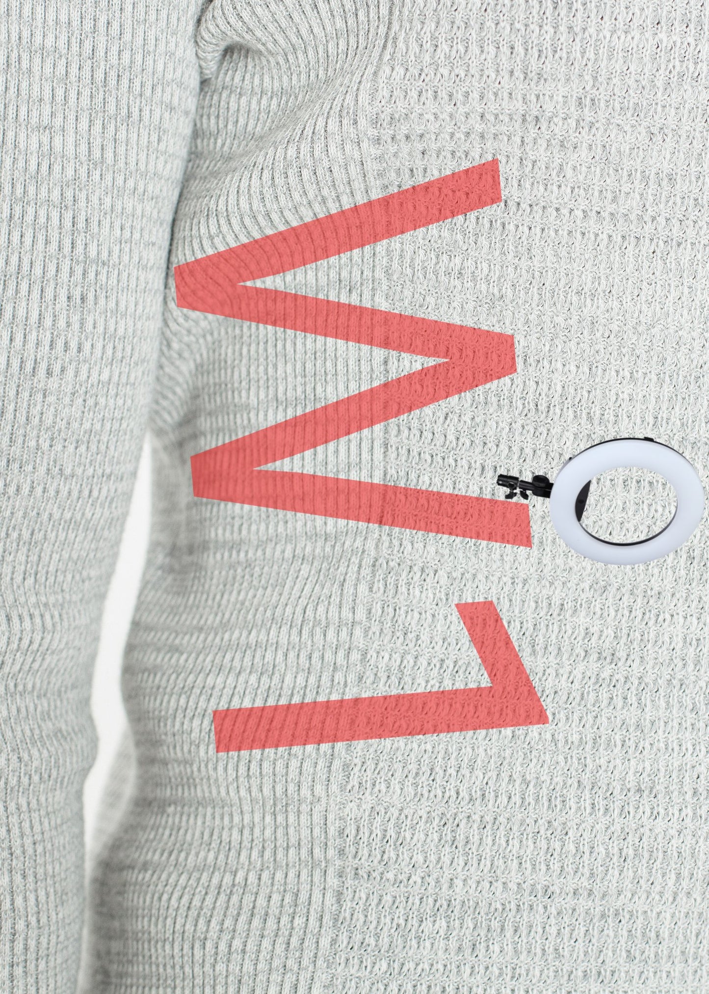 Waffle Knit Long Sleeve Tee