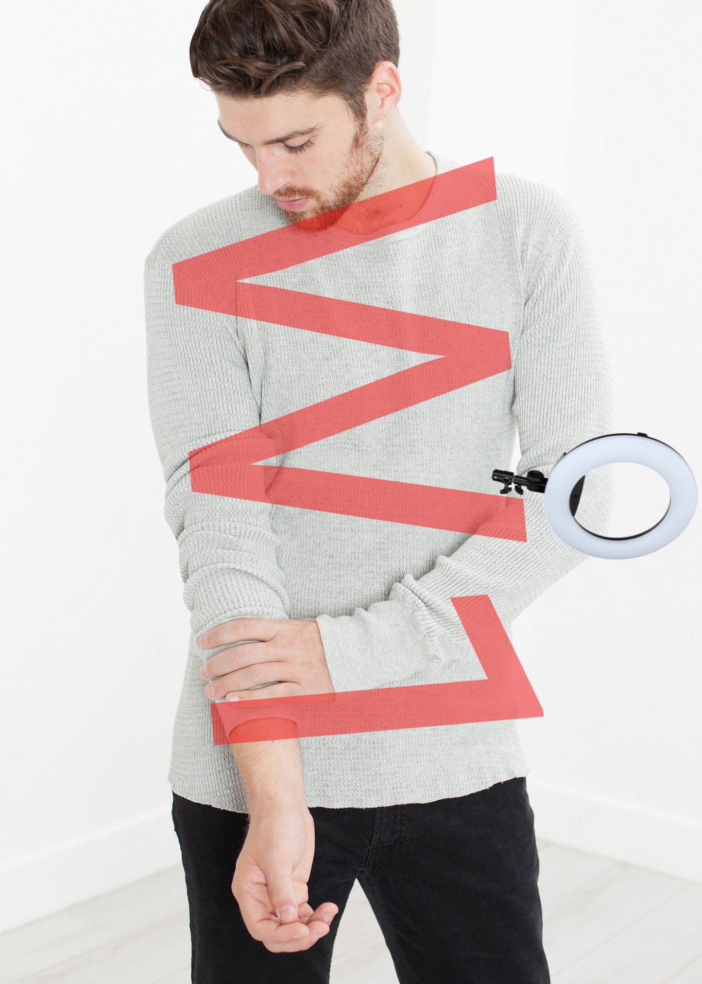 Waffle Knit Long Sleeve Tee