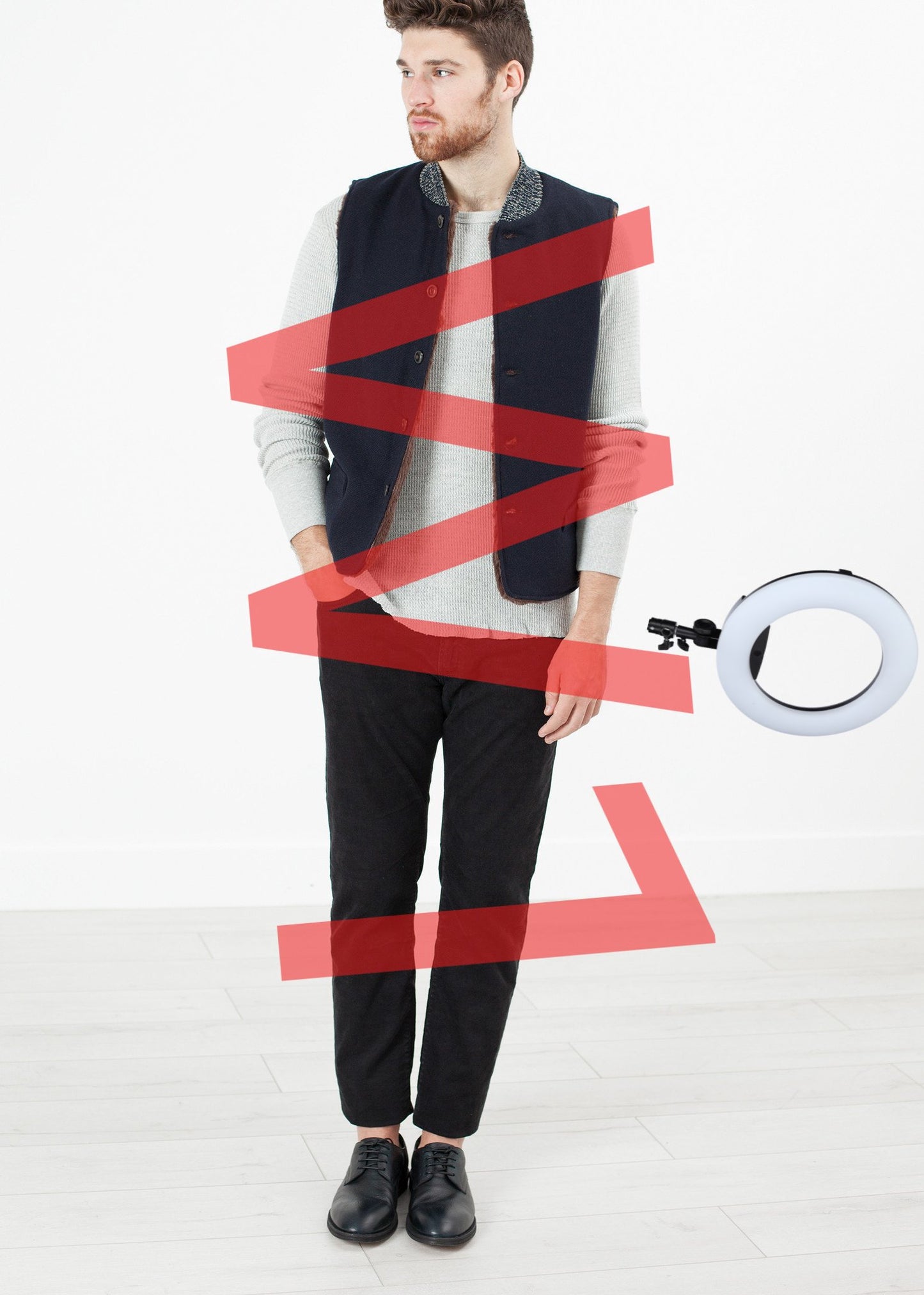 Waffle Knit Long Sleeve Tee