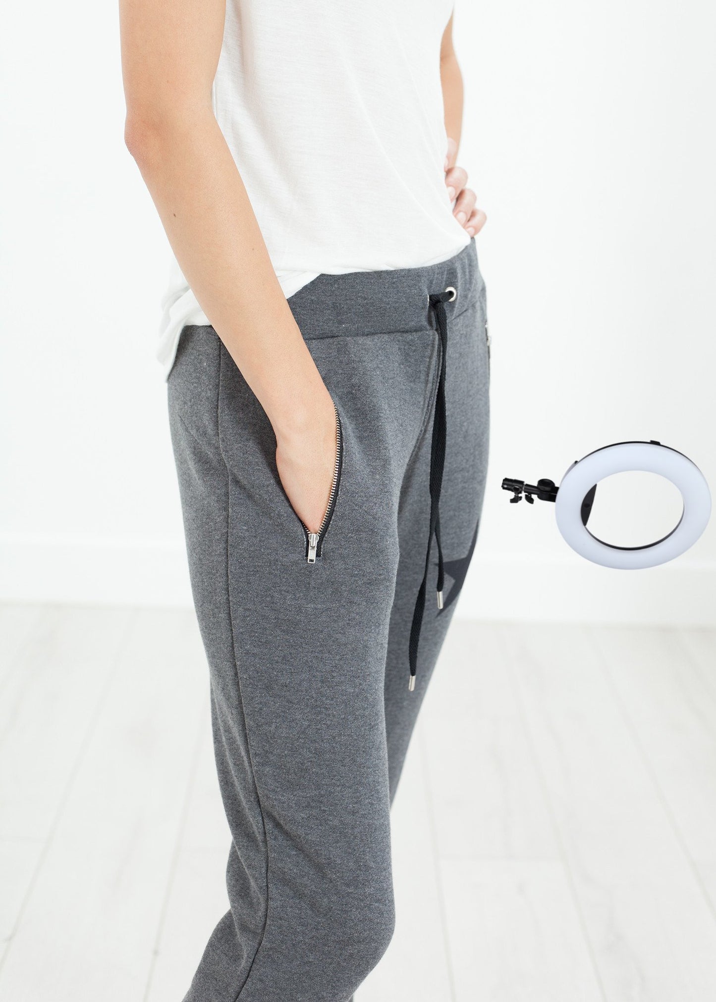 Loopwheeler Star Pant in Grey