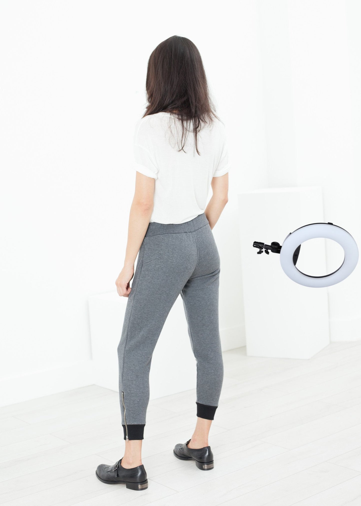 Loopwheeler Star Pant in Grey