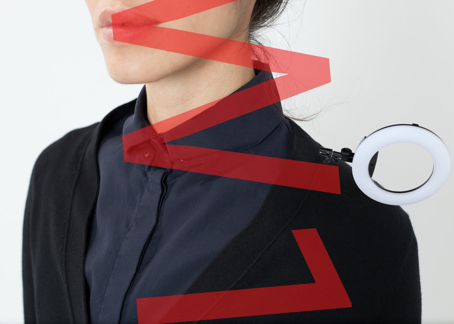 Wrinkled Tux Shirt in Navy