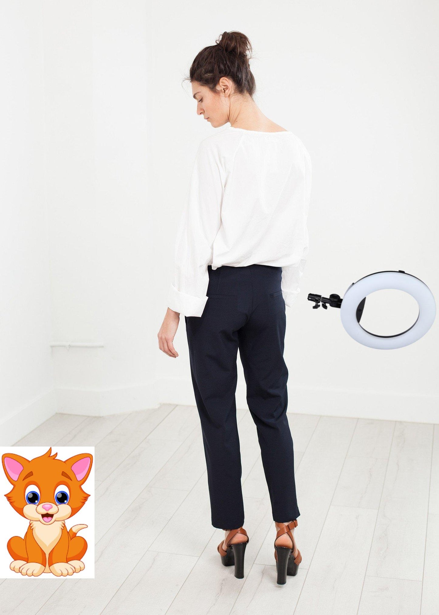 Patch Pocket Pant in Navy