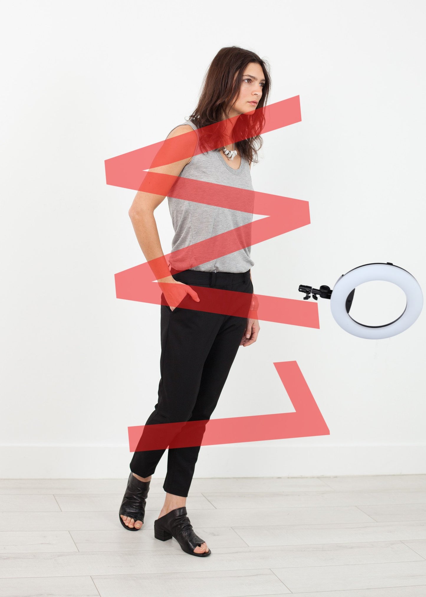 Stretch Fitted Pant in Black