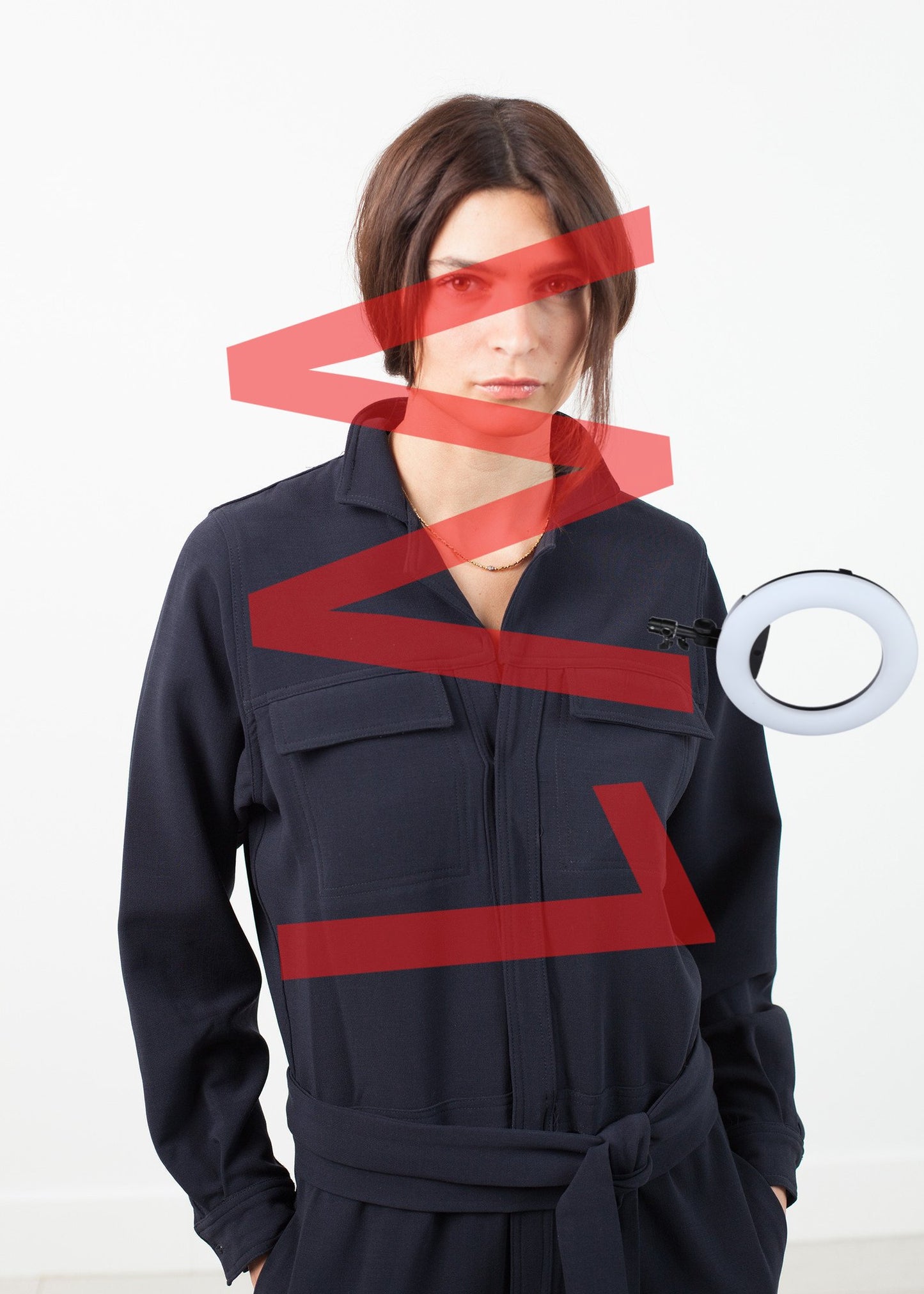 Worker Jumpsuit in Navy