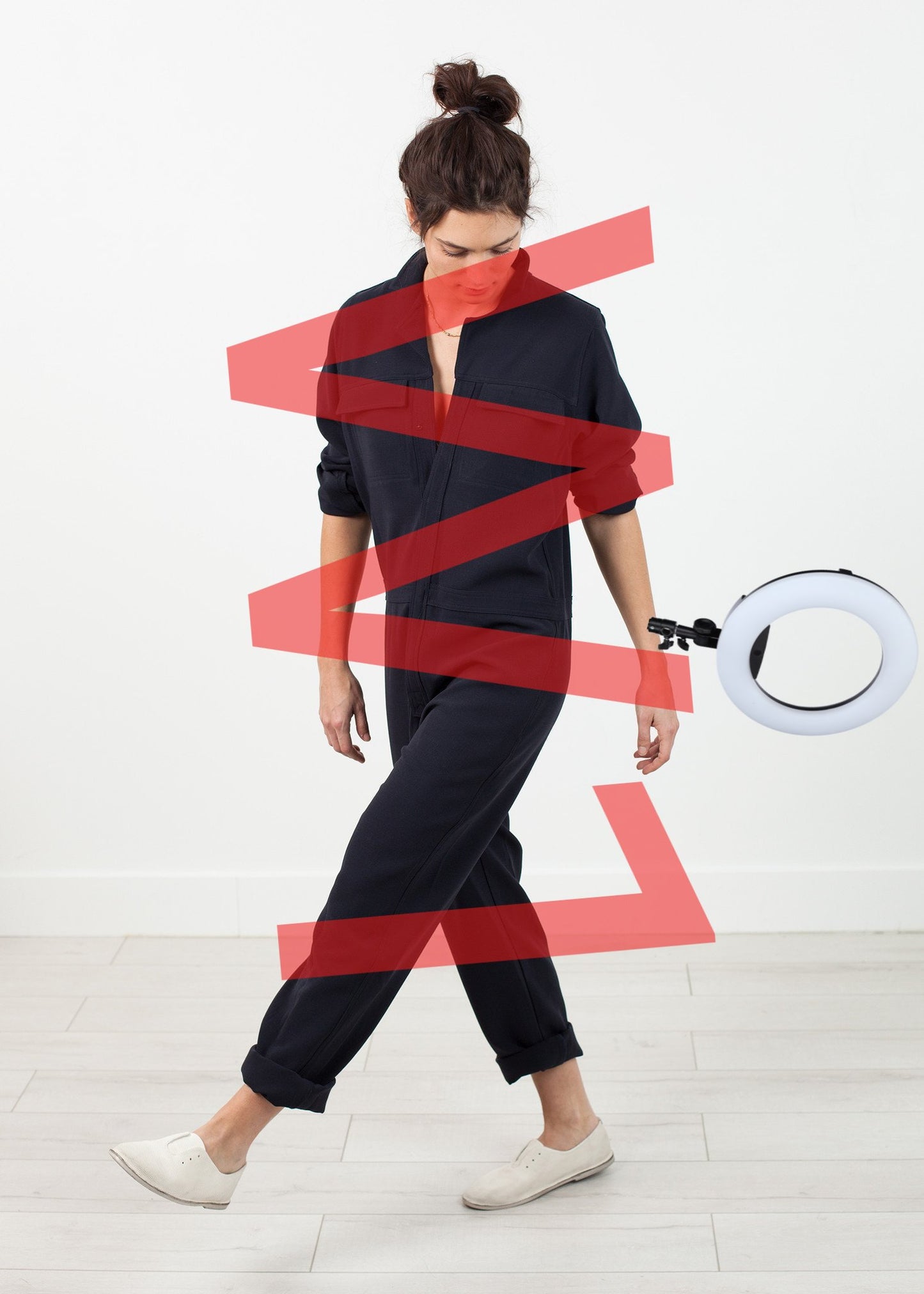 Worker Jumpsuit in Navy