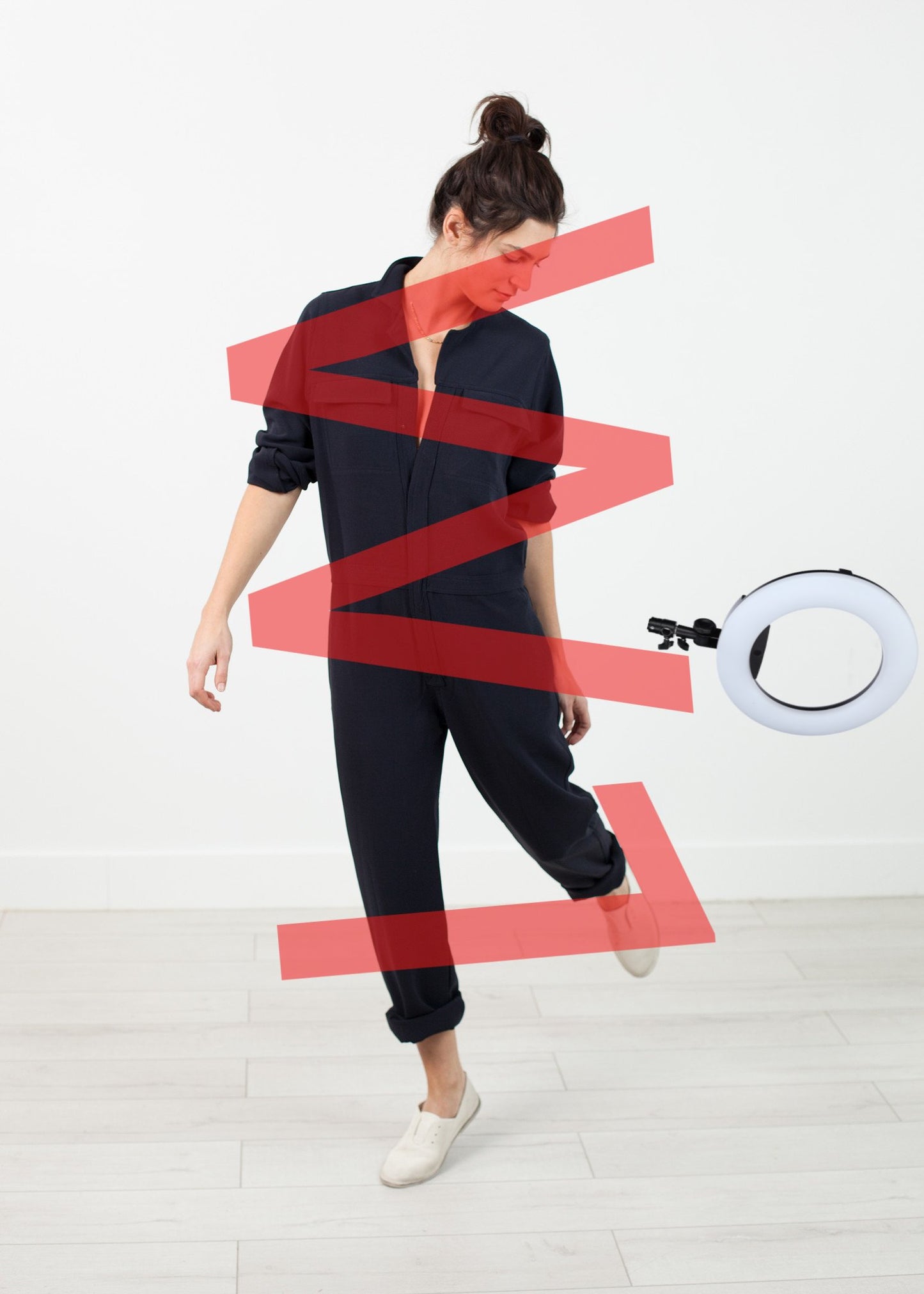 Worker Jumpsuit in Navy