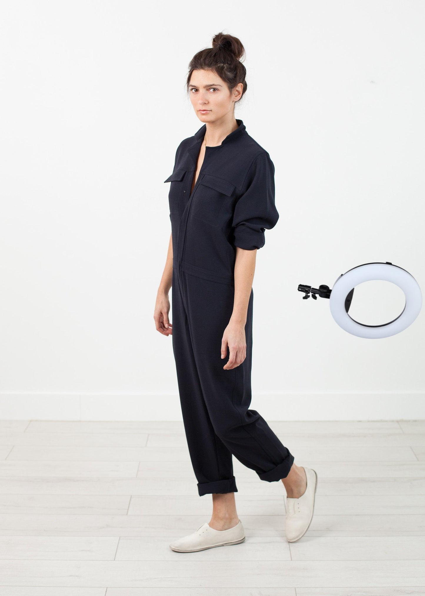 Worker Jumpsuit in Navy