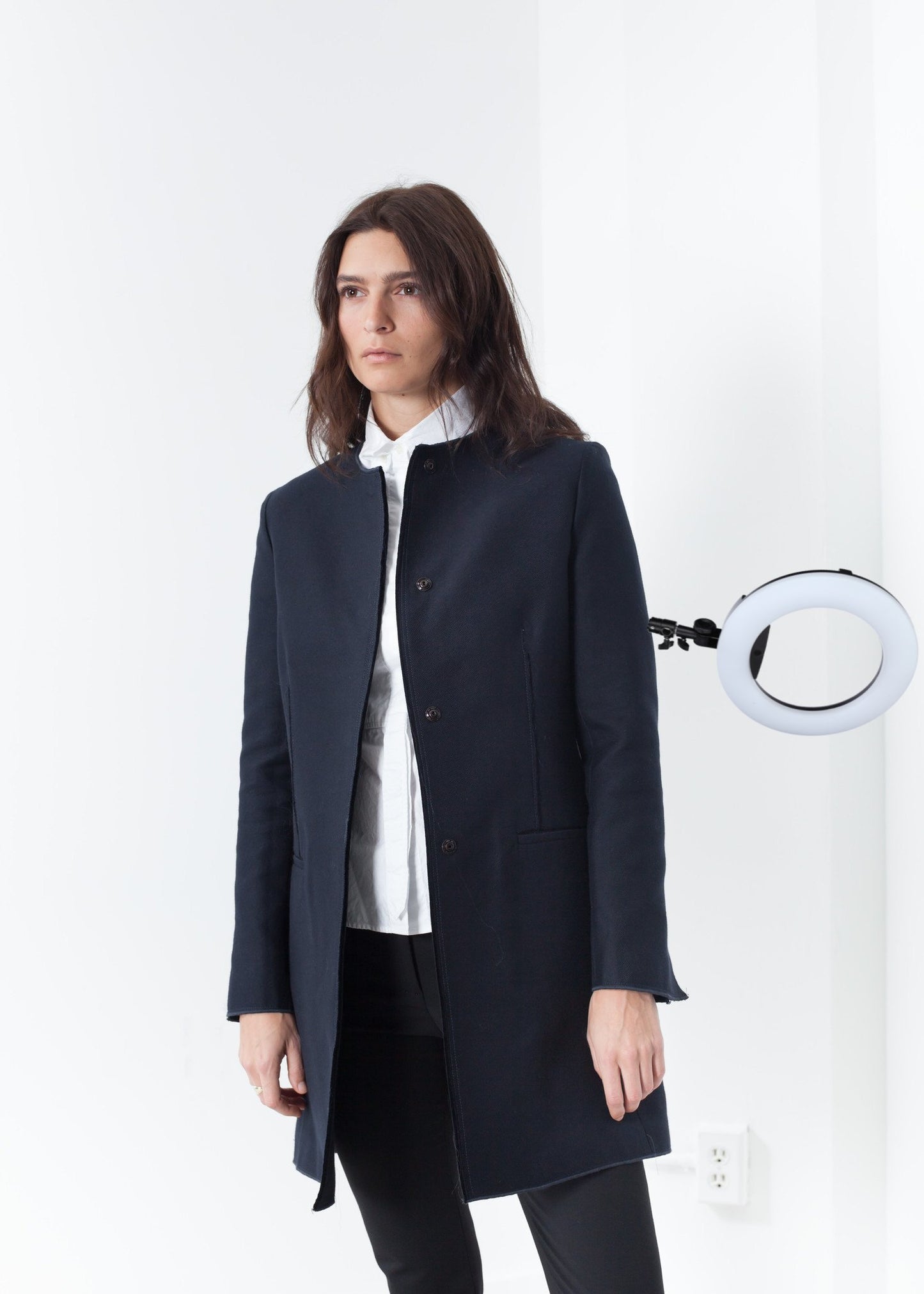 Tessuto Jacket in Navy