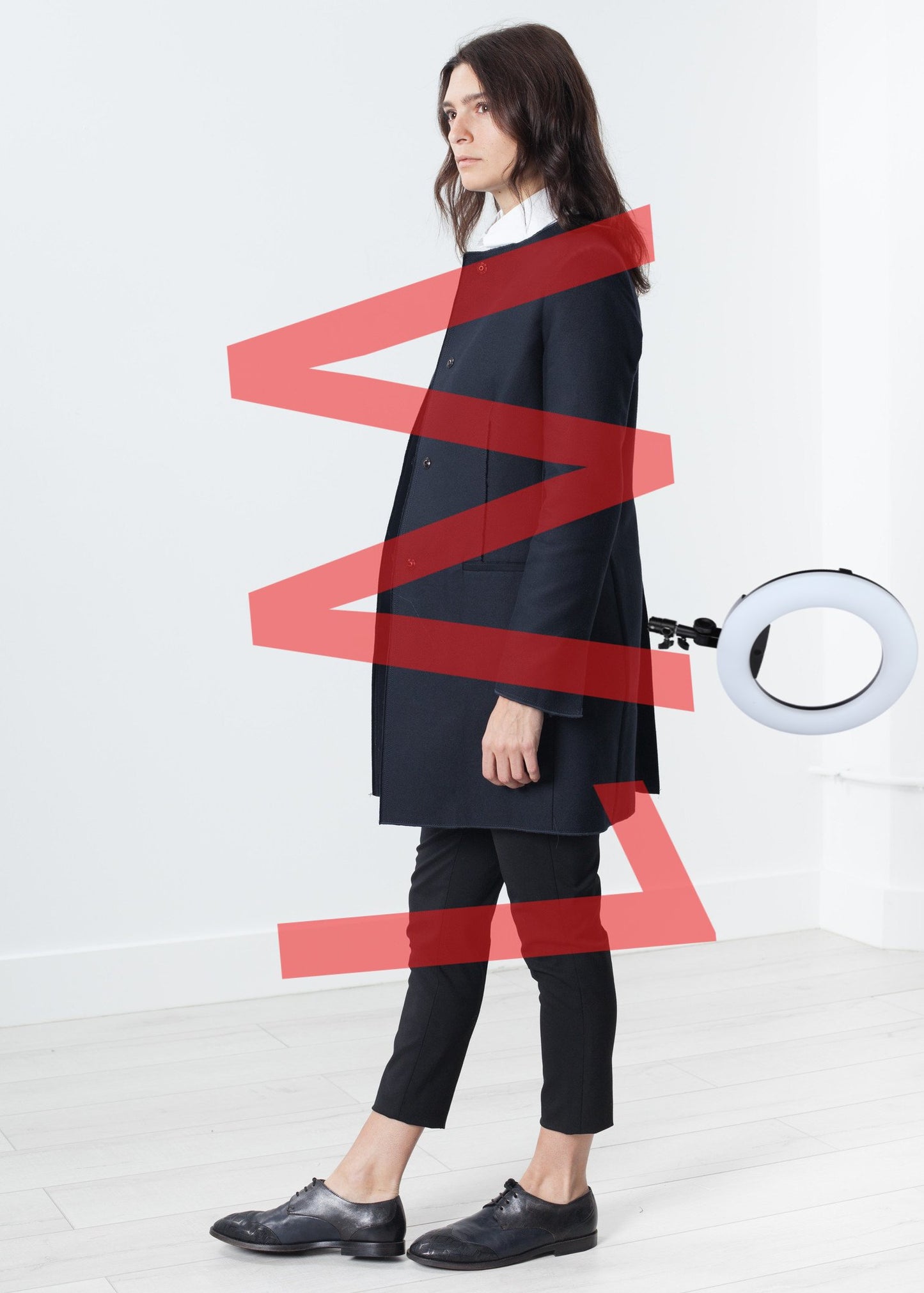 Tessuto Jacket in Navy