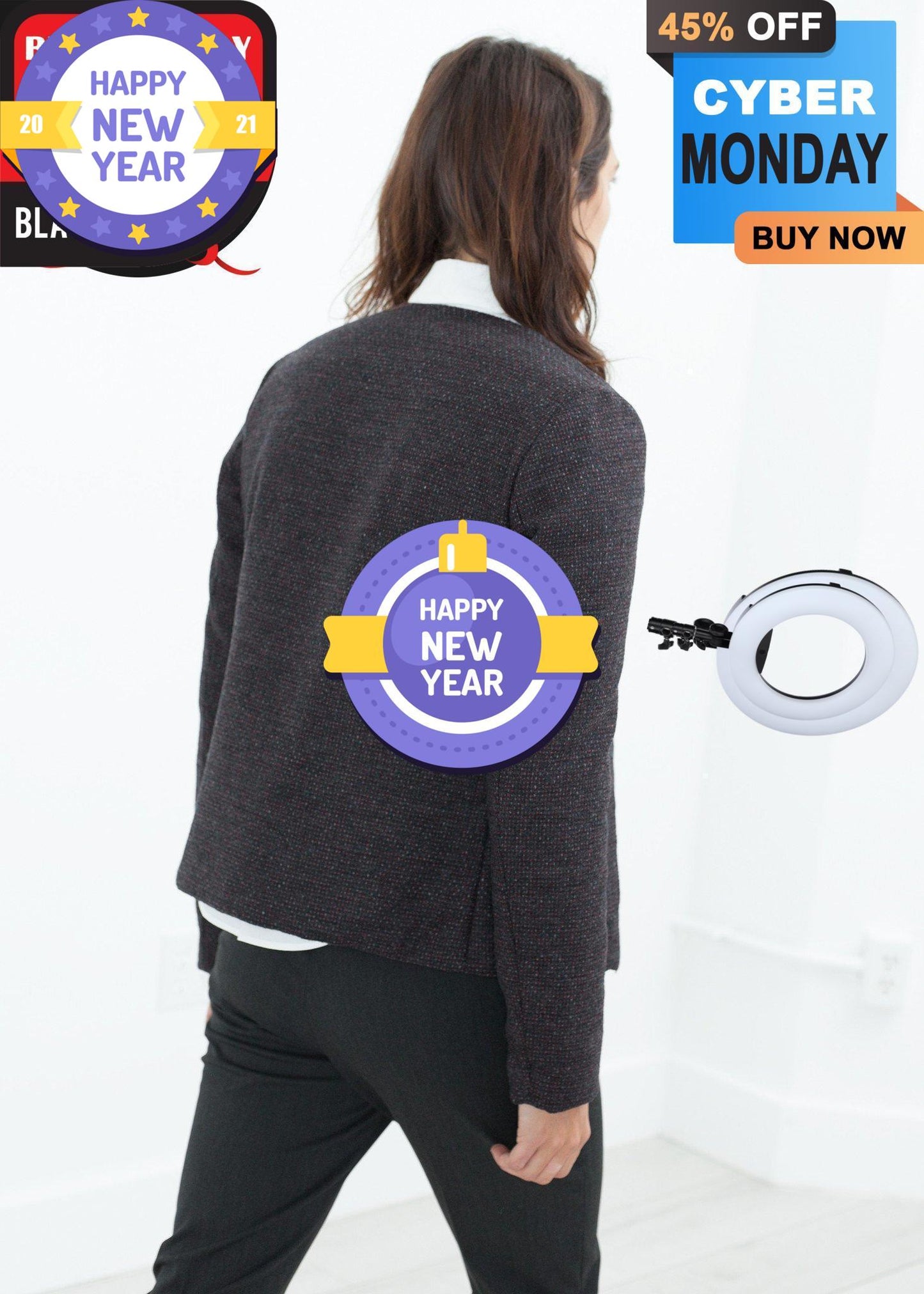 Camelia Reversible Jacket in Black/Red