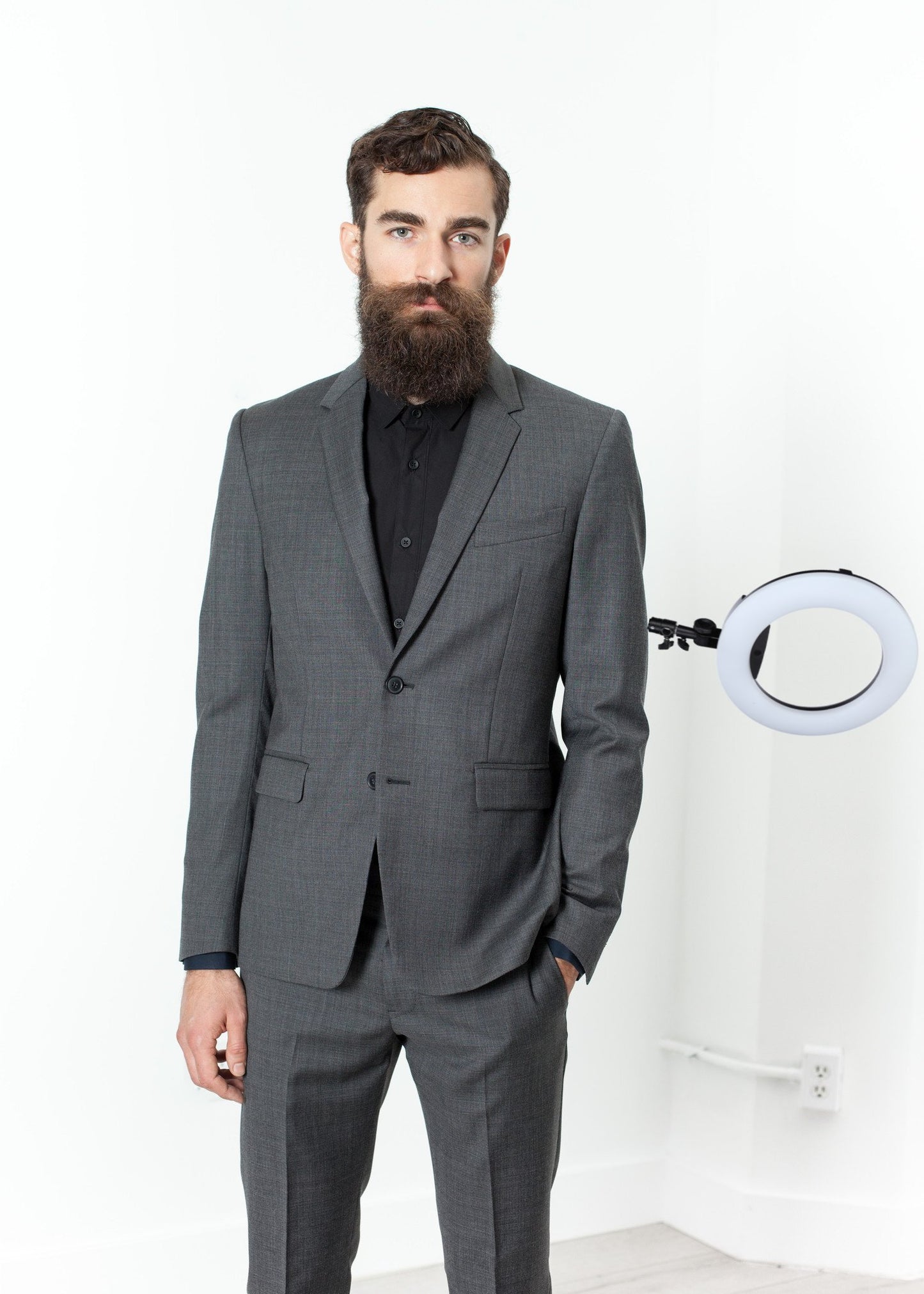 Men's Completo Suit in Grey
