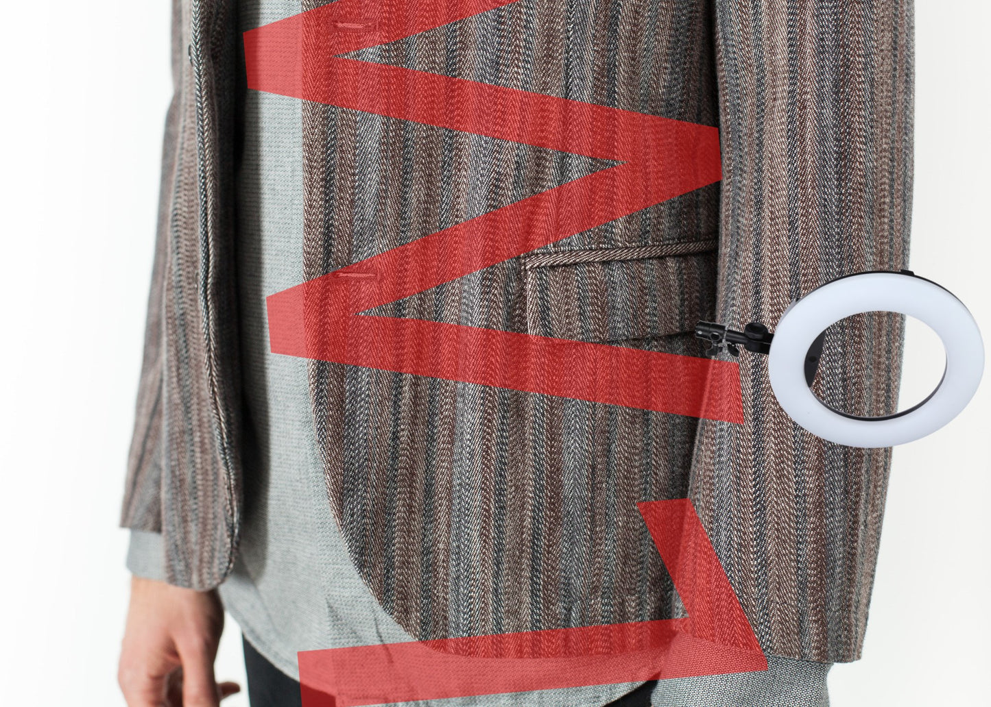 Watercolor Sport Jacket in Brown/Blue