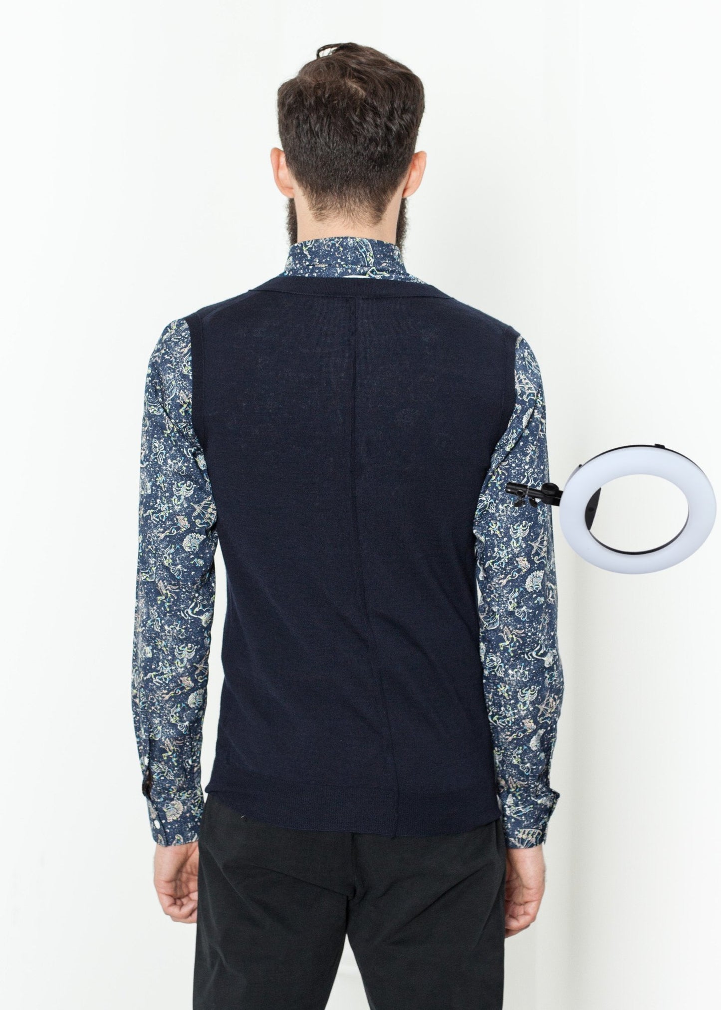 Basic Gilet in Navy