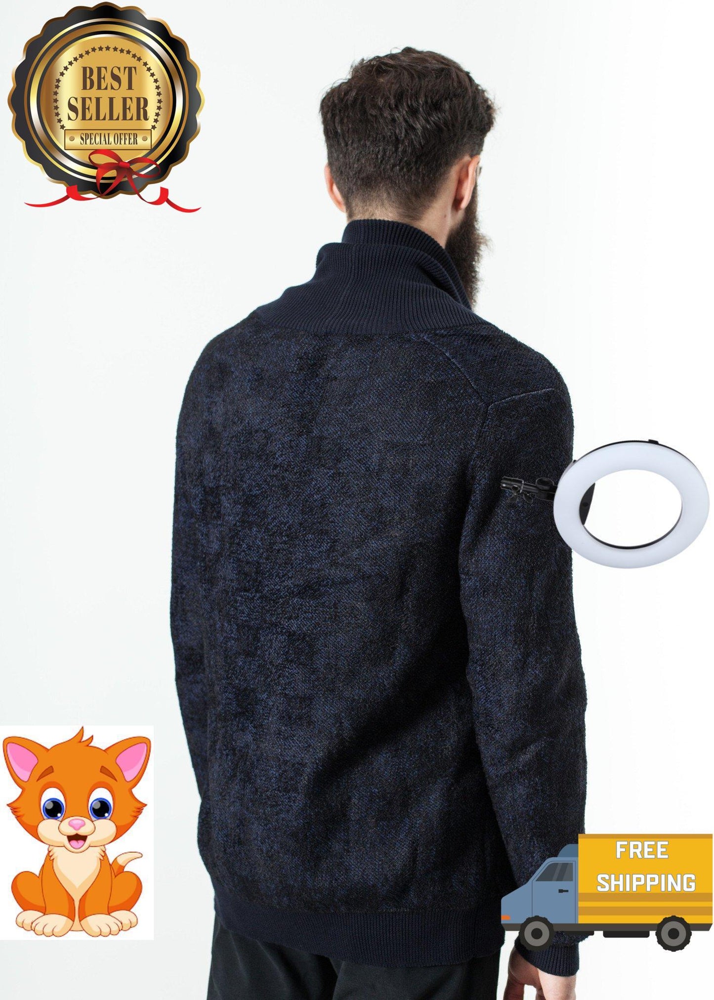 Giacca Madras Cardigan