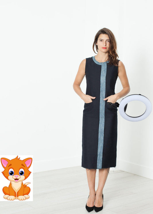 Denim Dress in Denim