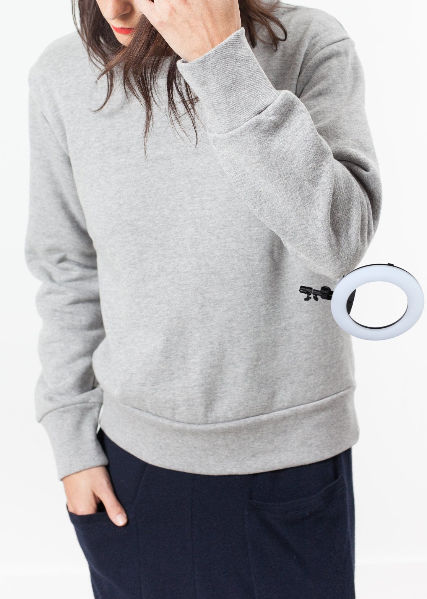Loopwheeler Sweatshirt in Grey