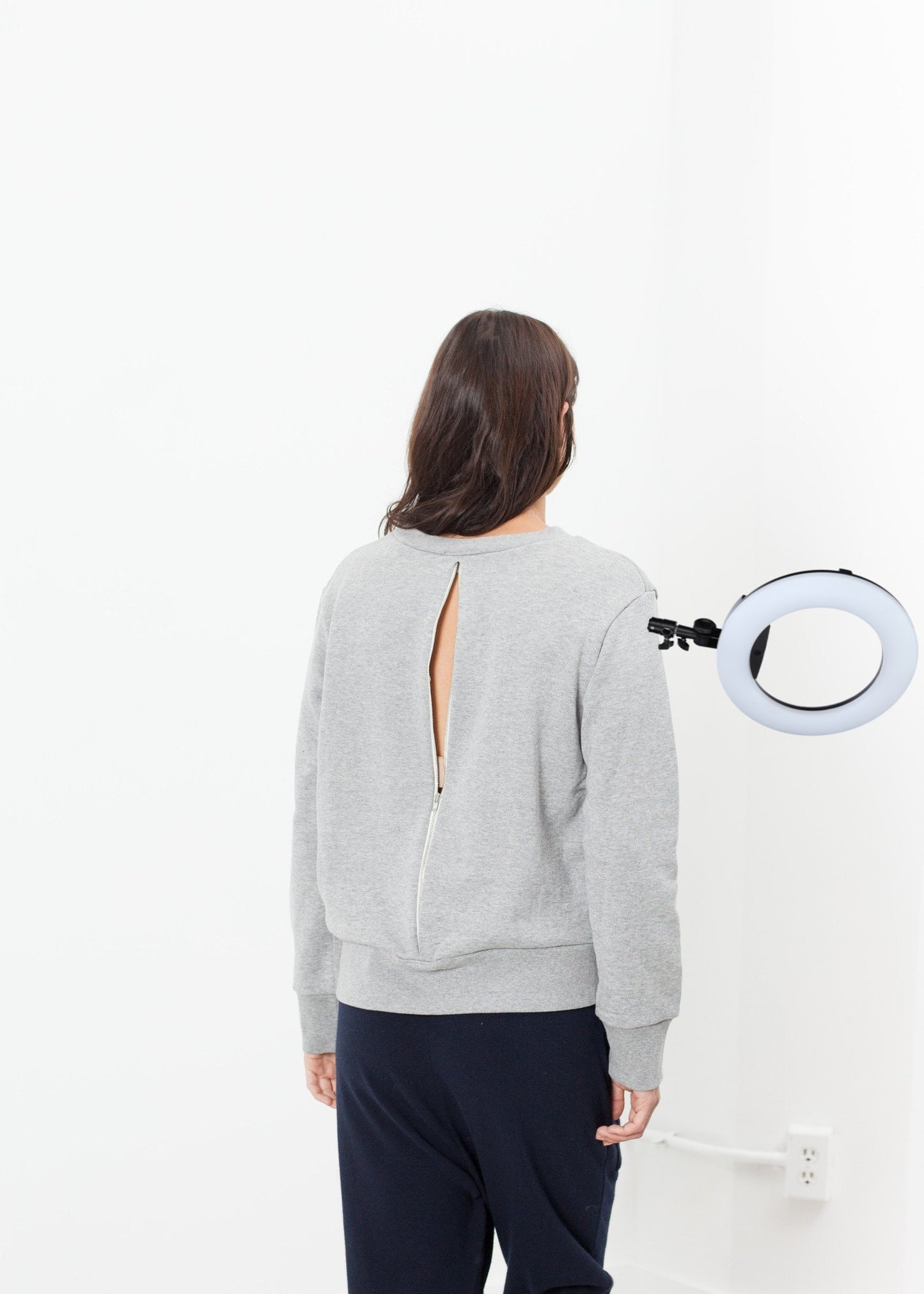 Loopwheeler Sweatshirt in Grey