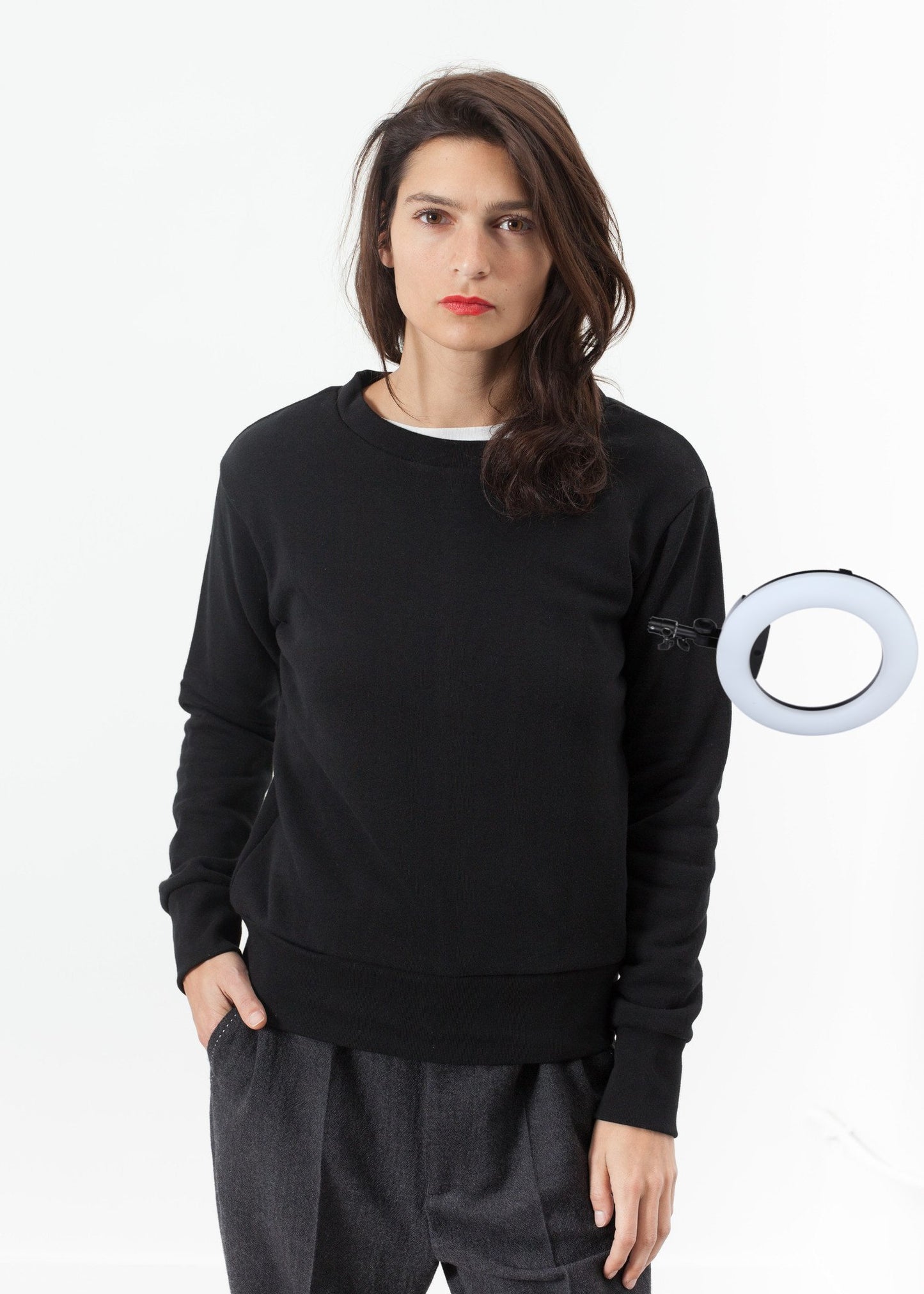 Loopwheeler Sweatshirt in Black