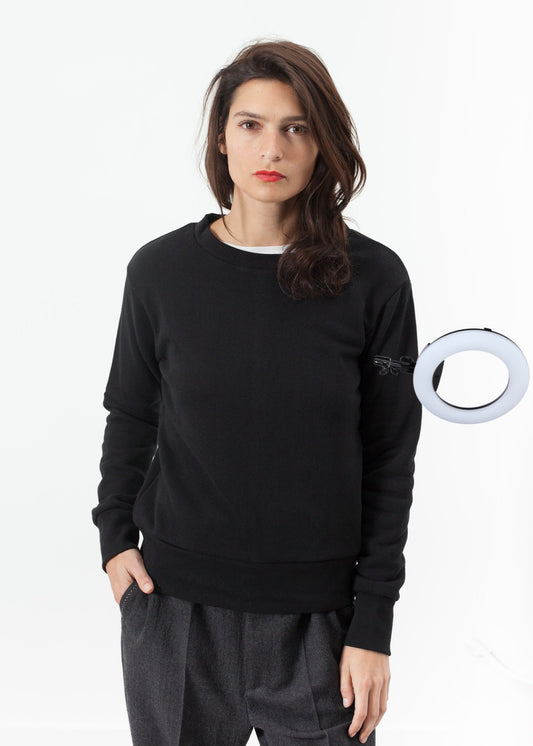 Loopwheeler Sweatshirt in Black