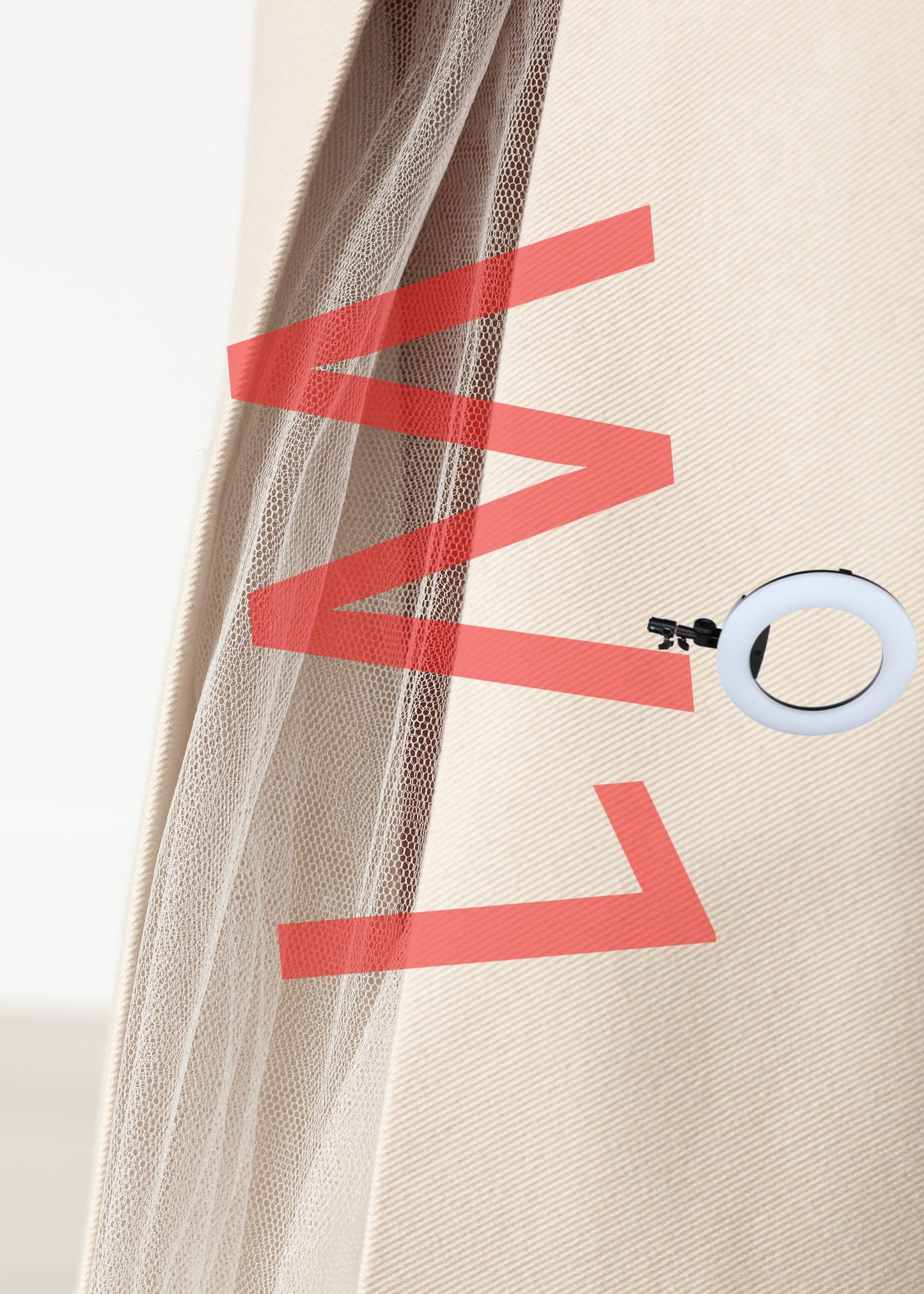 Tulle Pleat Skirt in Cream