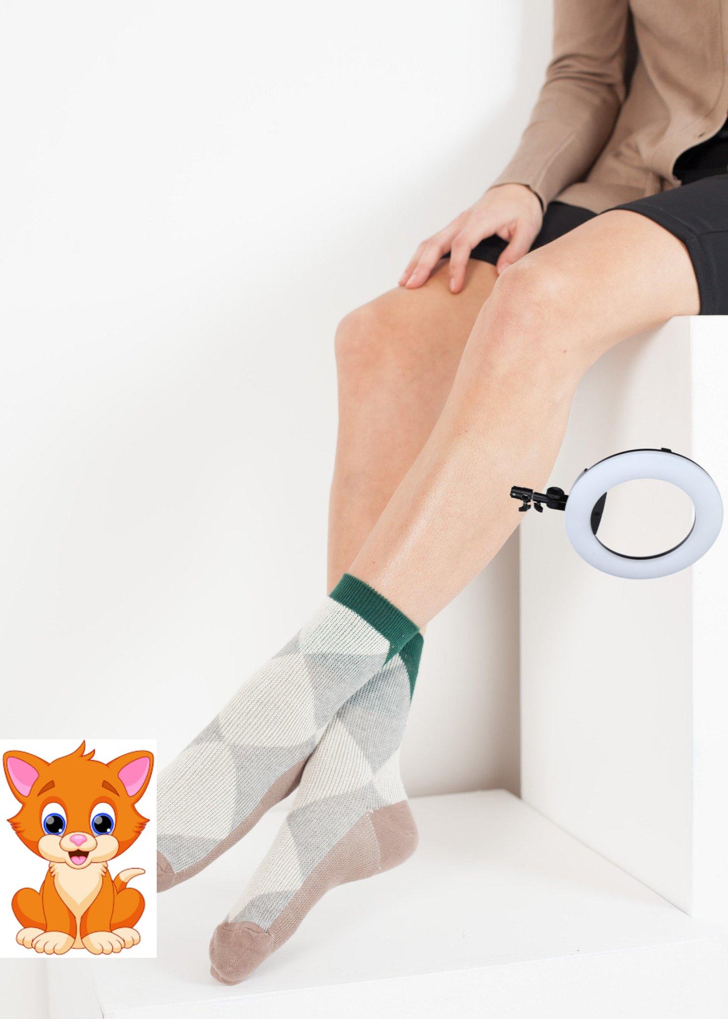 Quin Argyle Crew in Brown