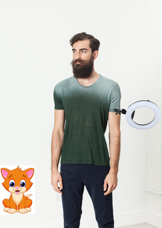 Overprint T-Shirt in Green