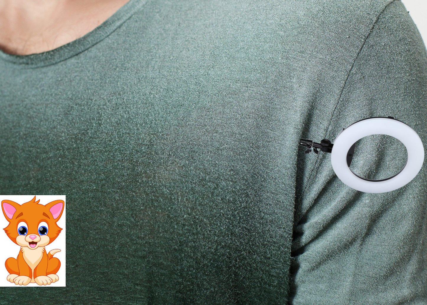 Overprint T-Shirt in Green