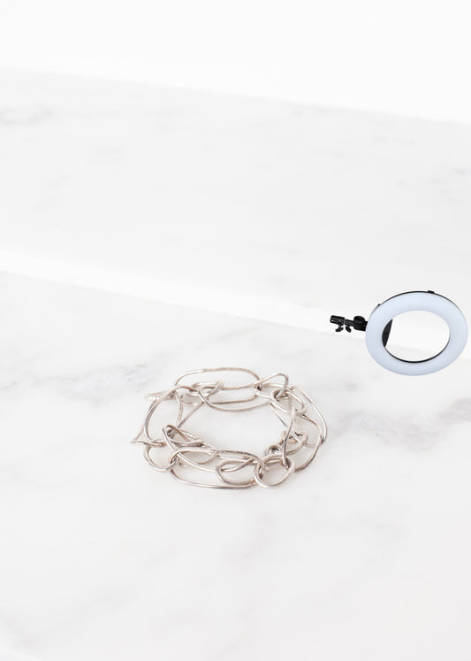 Bracelet 70 in Burnished Silver