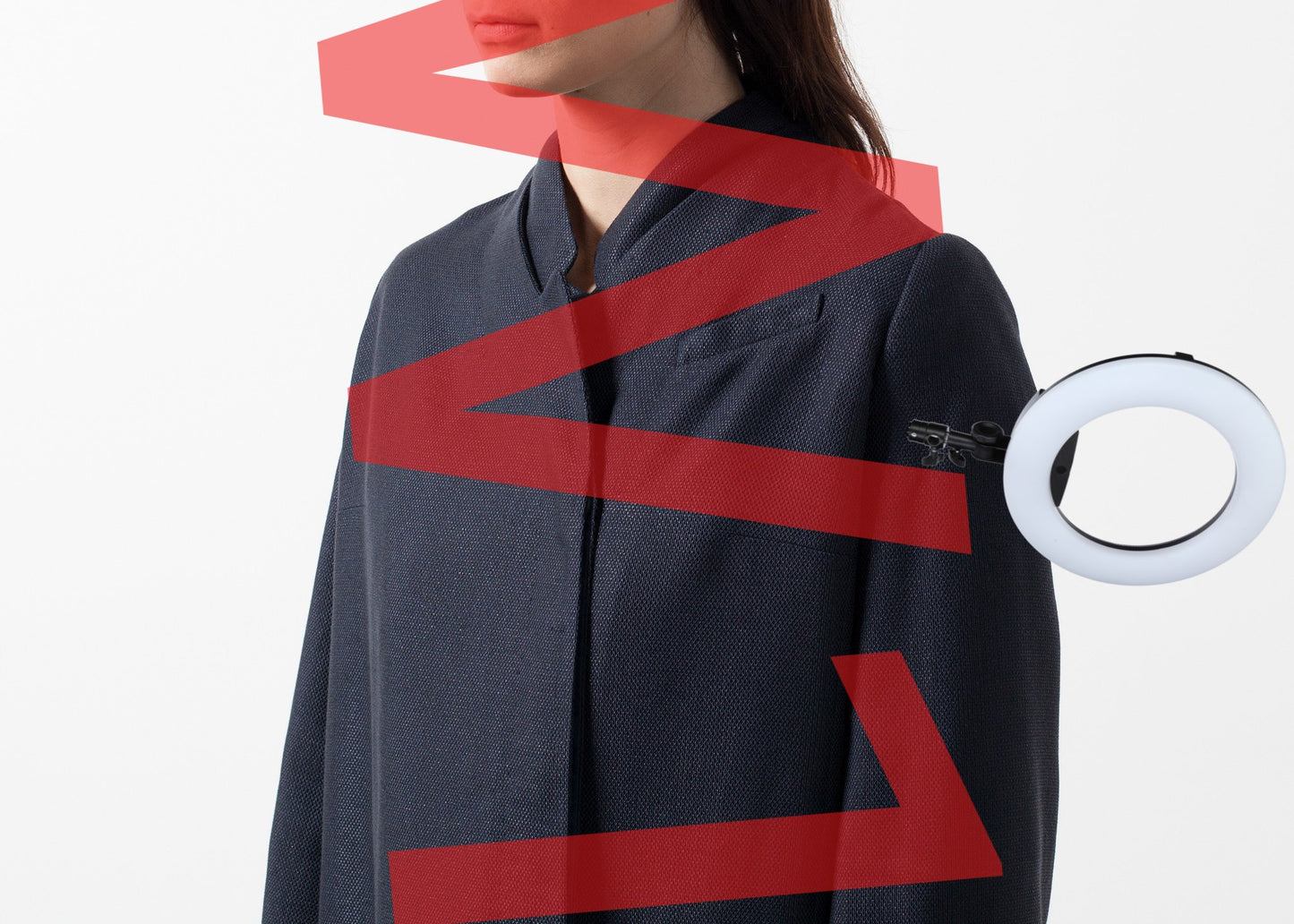 Woven Pleat Back Coat