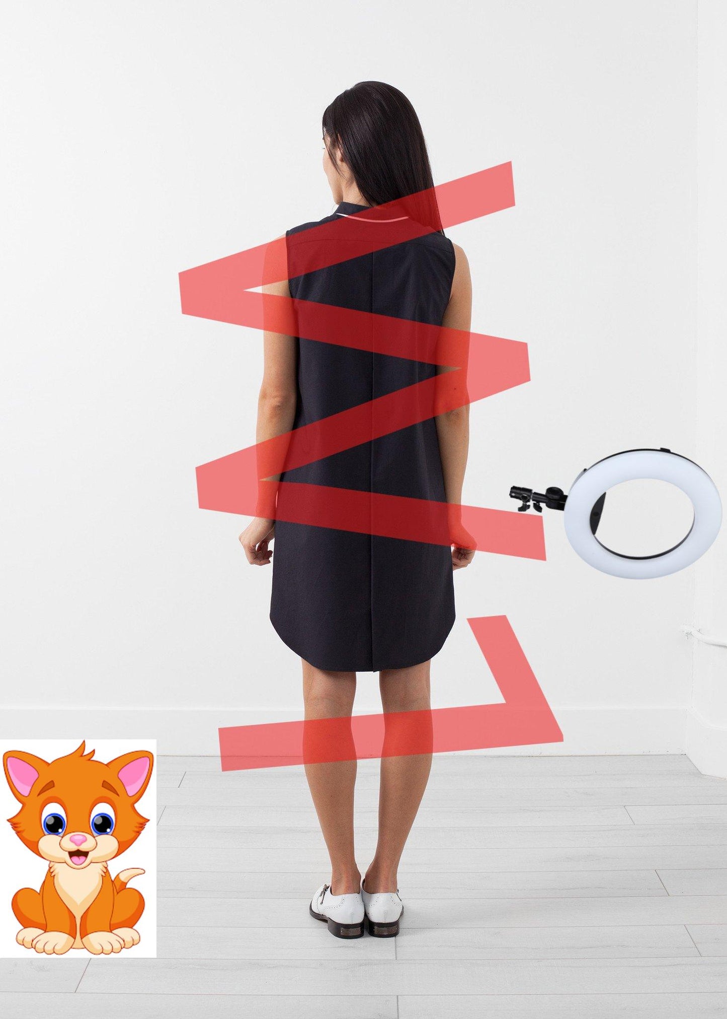 Sleeveless Hidden Pocket Dress