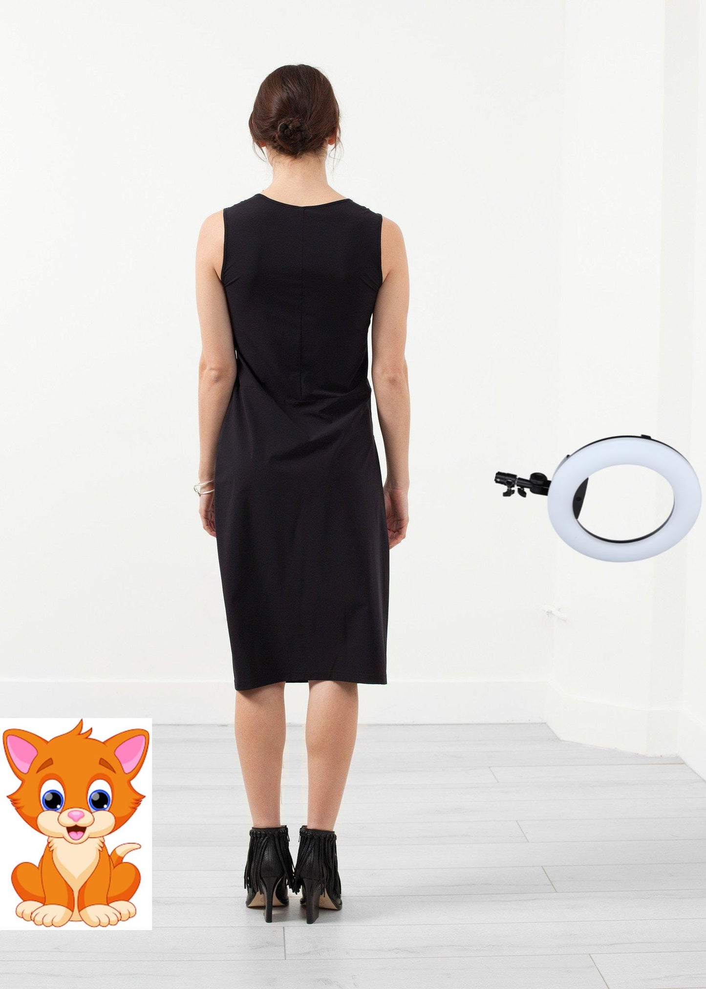 Sleeveless Fitted Dress