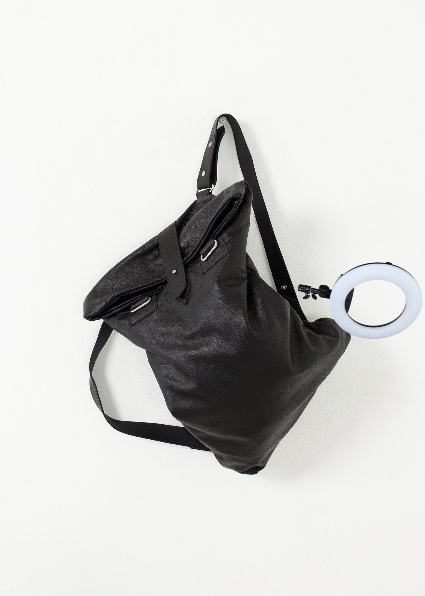 Leather Convertible Backpack