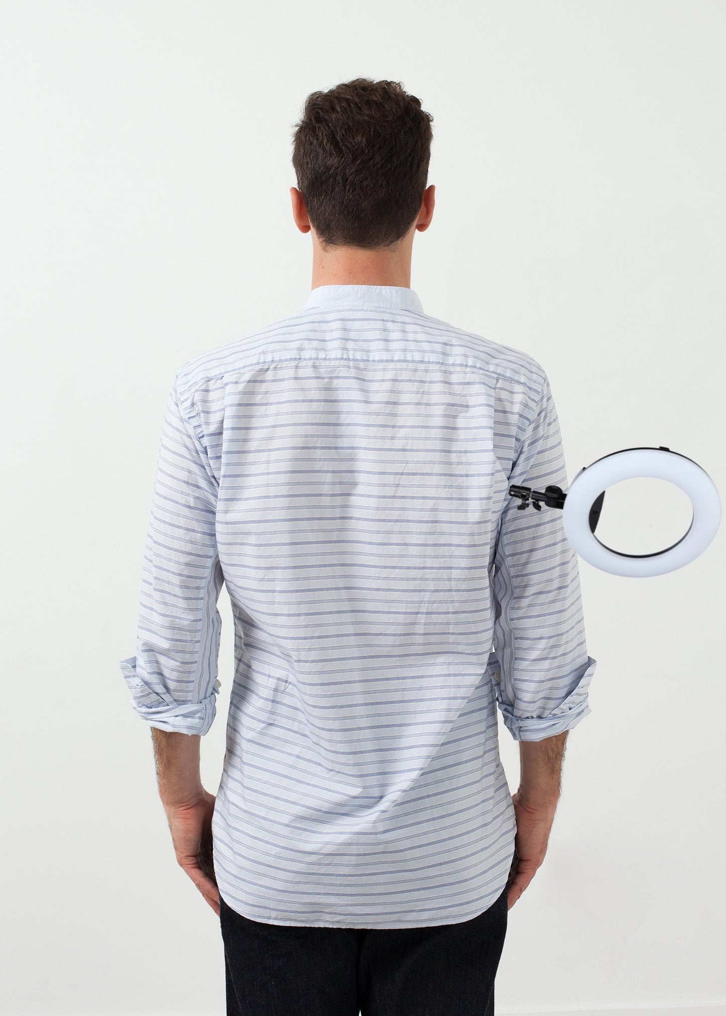 Mandarin Collar Formal Shirt