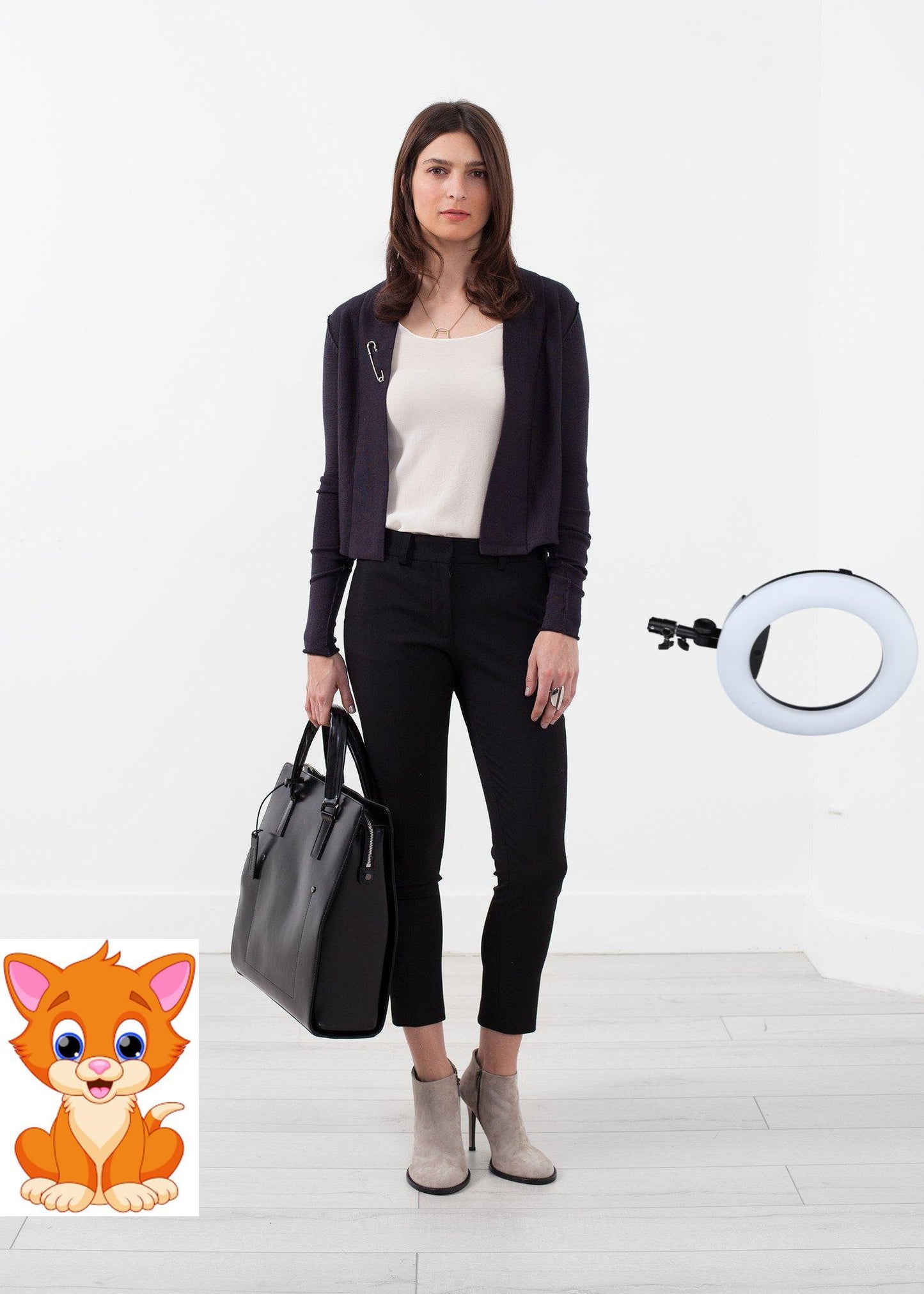 Cropped Shawl Cardigan