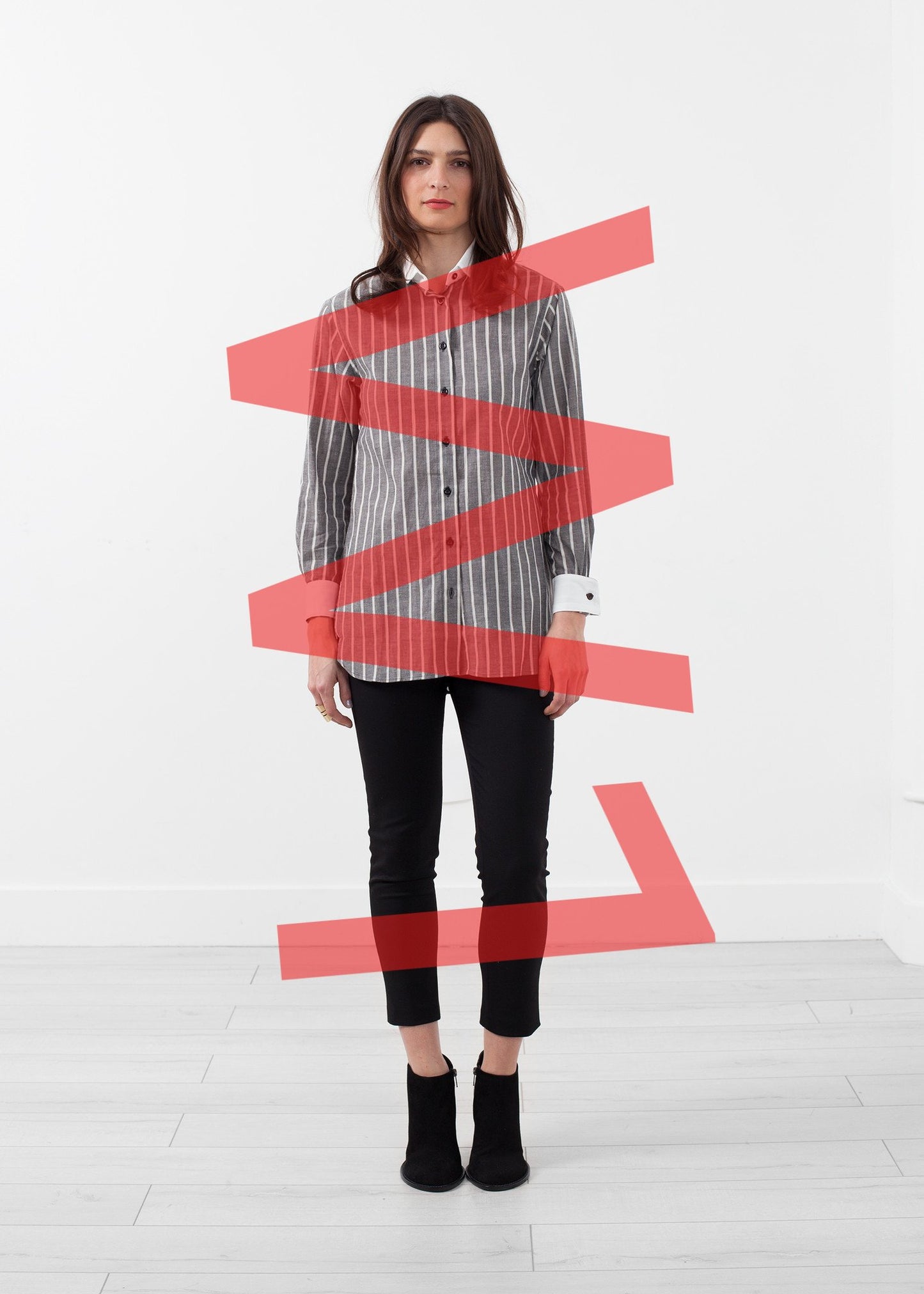 Striped Tuxedo Shirt