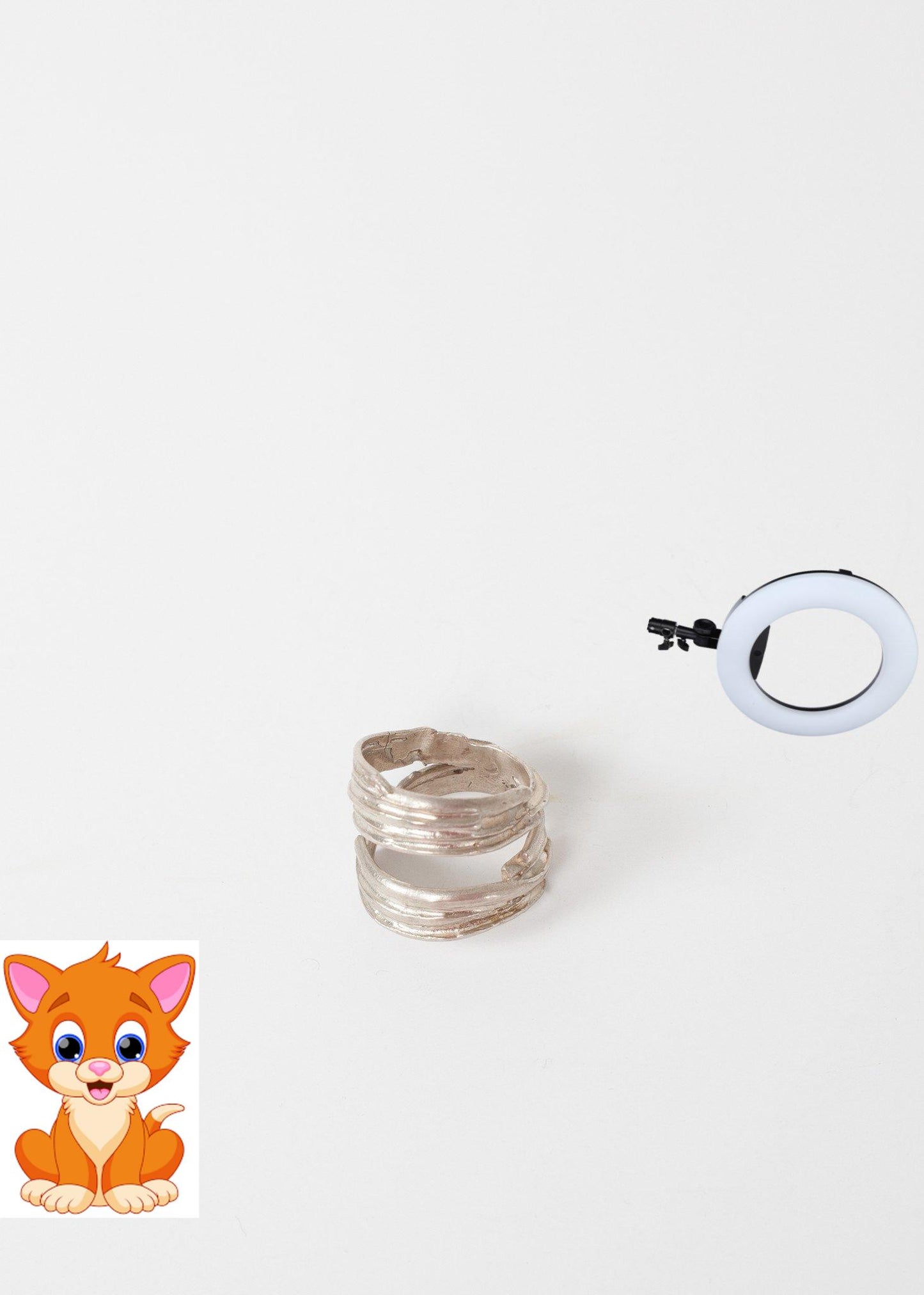 Silver Coil Ring in Sterling