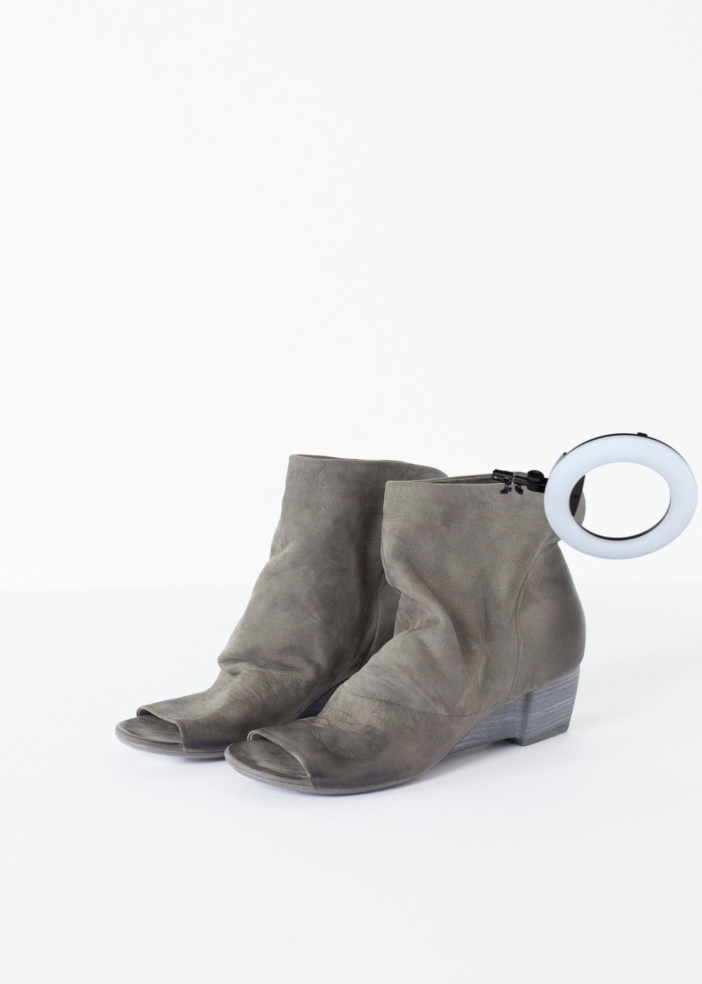 Block Wedge in Dark Slate