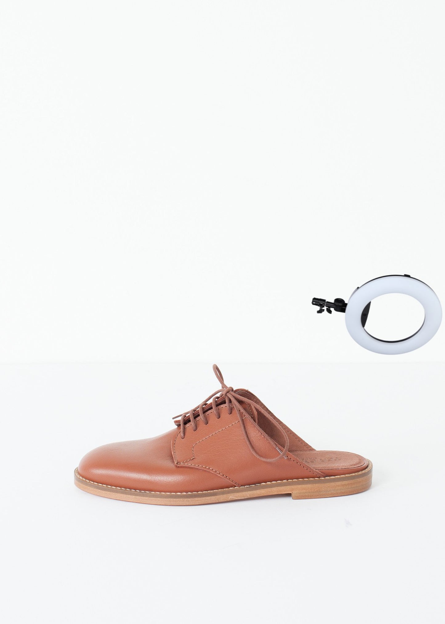 Backless Oxford in Brown